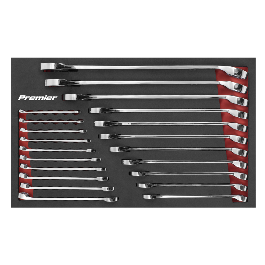 11pc Anti-Slip Extra-Long Ball-End Hex Key Set