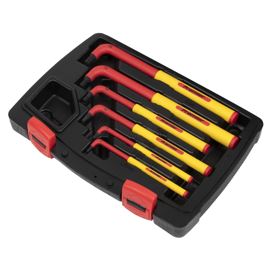 6pc Hex Key Set with Tool Tray - VDE Approved