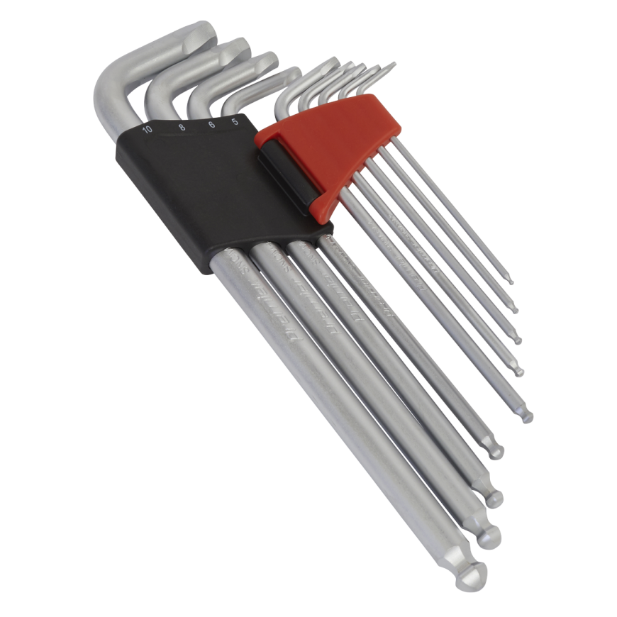 13pc Anti-Slip Jumbo Ball-End Hex Key Set