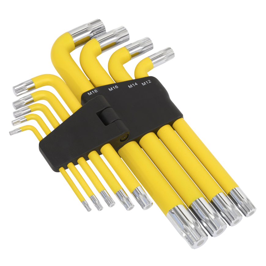 13pc Anti-Slip Jumbo Ball-End Hex Key Set