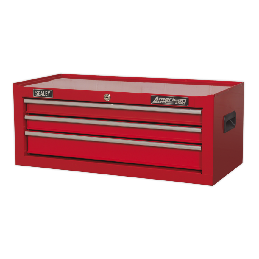 5 Drawer Topchest with Ball-Bearing Slides - Red