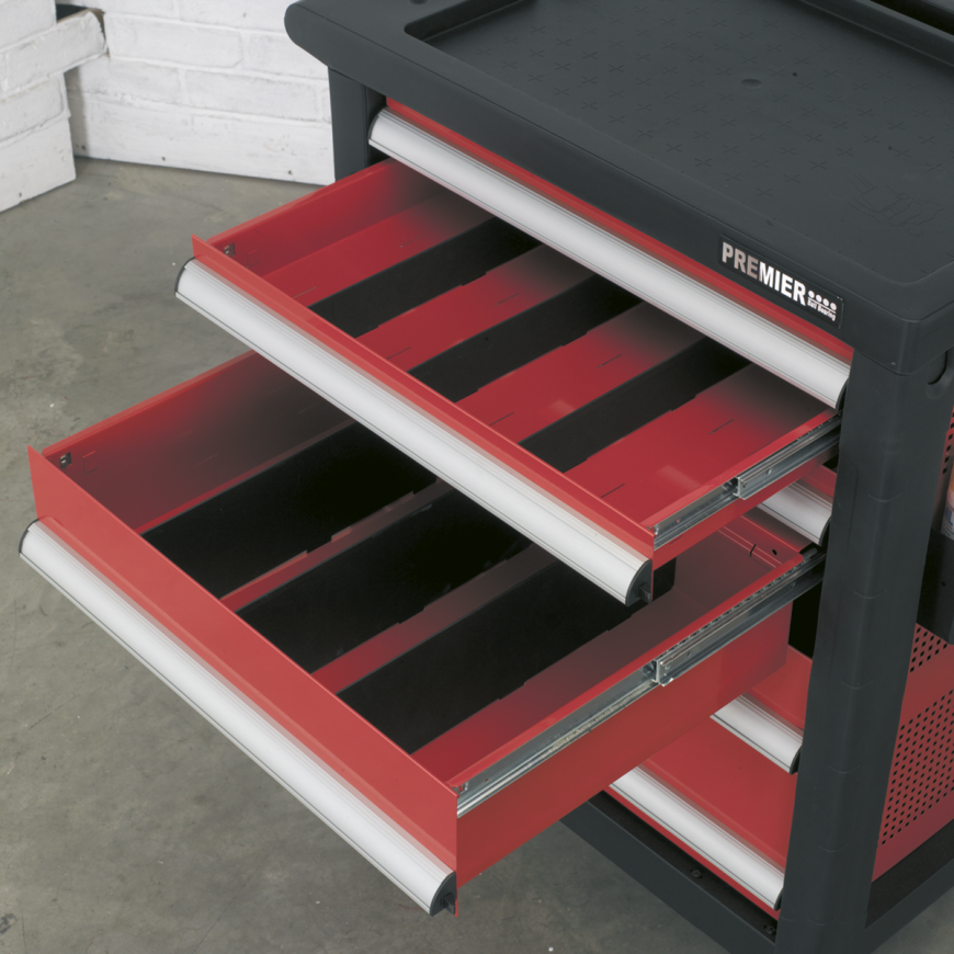 6 Drawer Rollcab with Ball-Bearing Slides