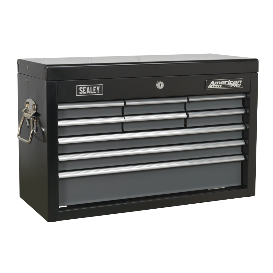 5 Drawer Rollcab with Ball-Bearing Slides - Black/Grey