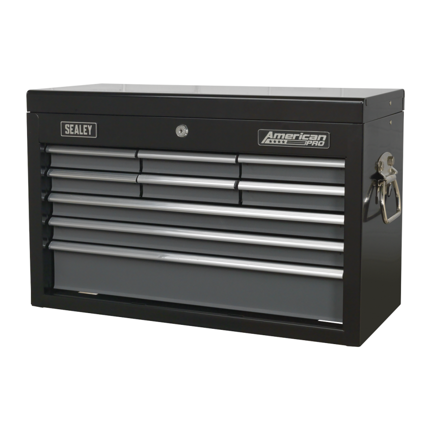 5 Drawer Rollcab with Ball-Bearing Slides - Black/Grey