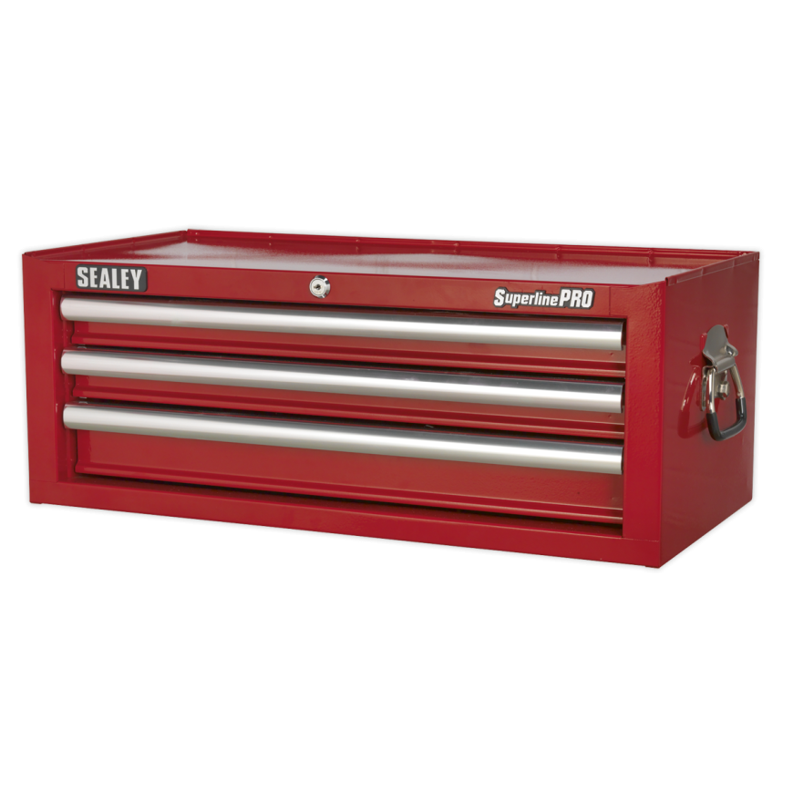 10 Drawer Topchest with Ball-Bearing Slides - Red