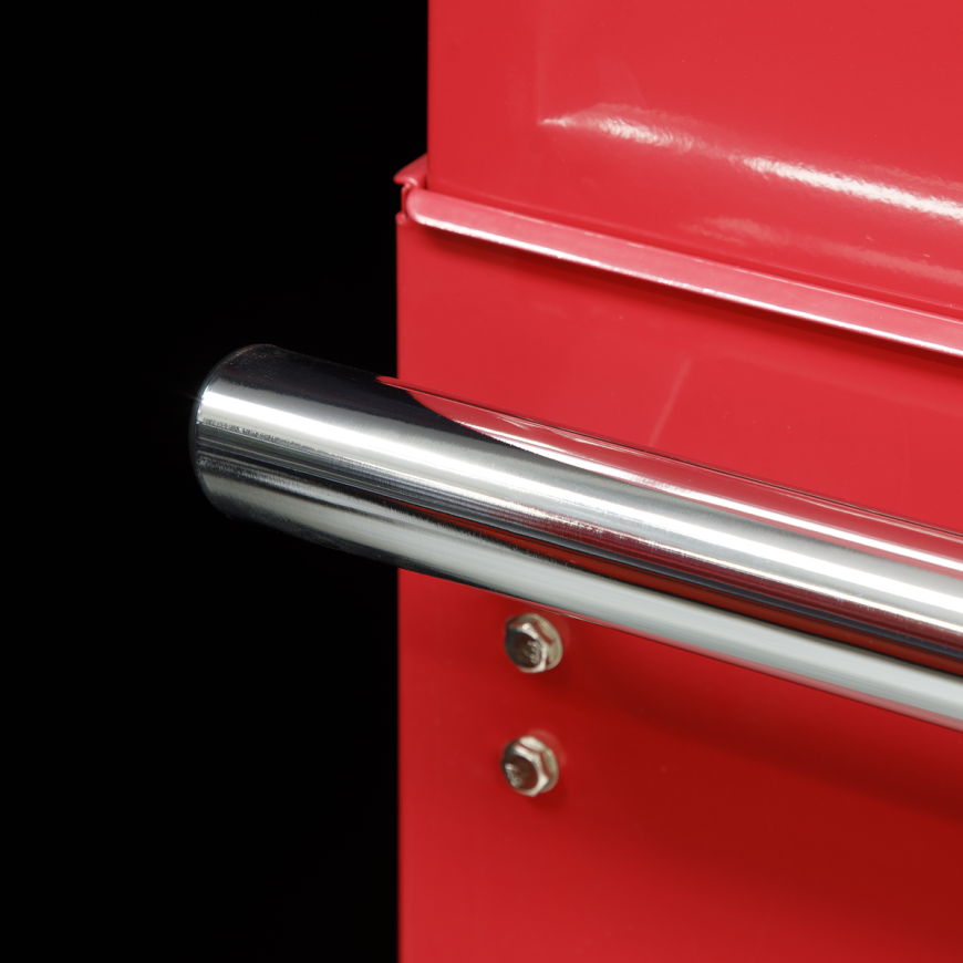 Side Cabinet for Long Handle Tools - Red