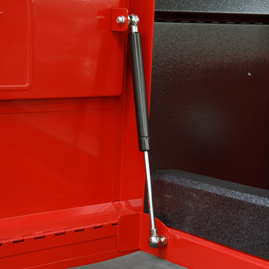 7 Drawer Rollcab with Ball-Bearing Slides - Red