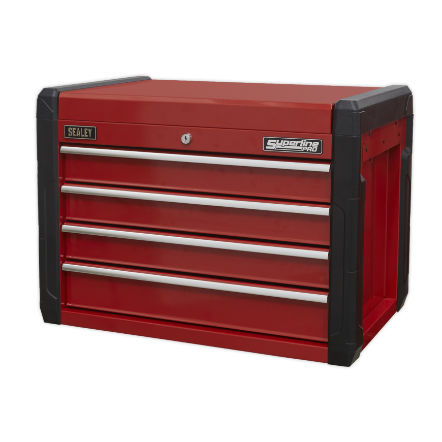 7 Drawer Rollcab with Ball-Bearing Slides - Red