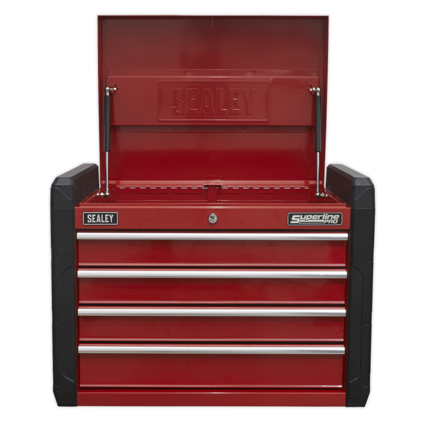 7 Drawer Rollcab with Ball-Bearing Slides - Red