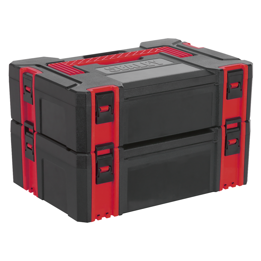 Medium ABS Stackable Click Together Toolbox