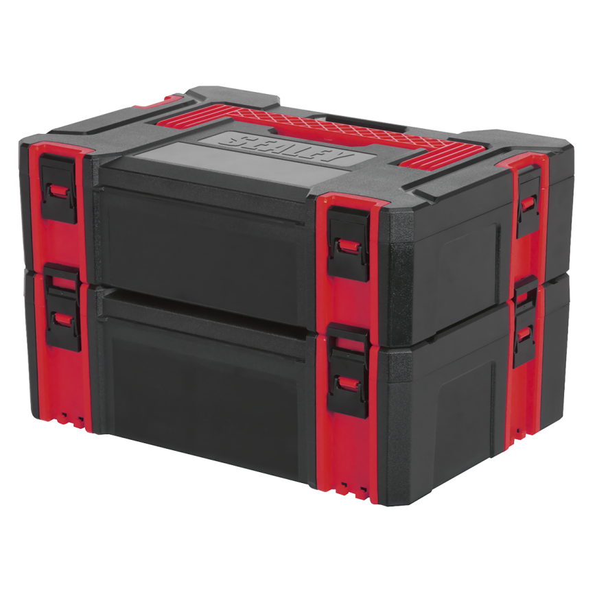 Medium ABS Stackable Click Together Toolbox