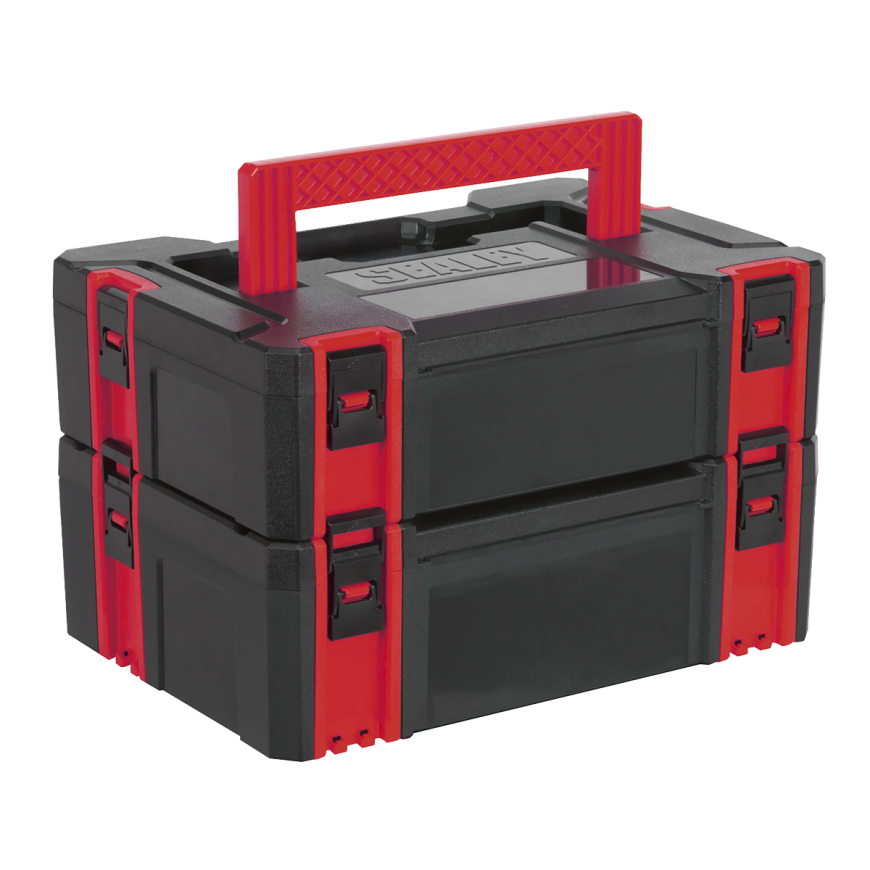 Medium ABS Stackable Click Together Toolbox