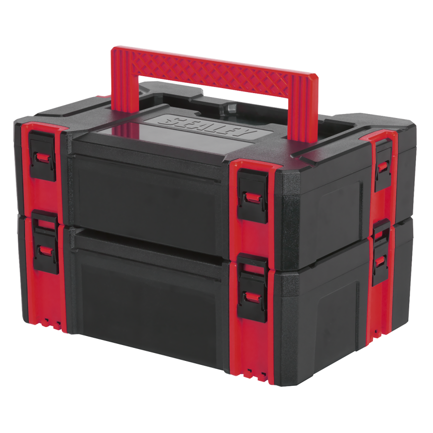 Medium ABS Stackable Click Together Toolbox