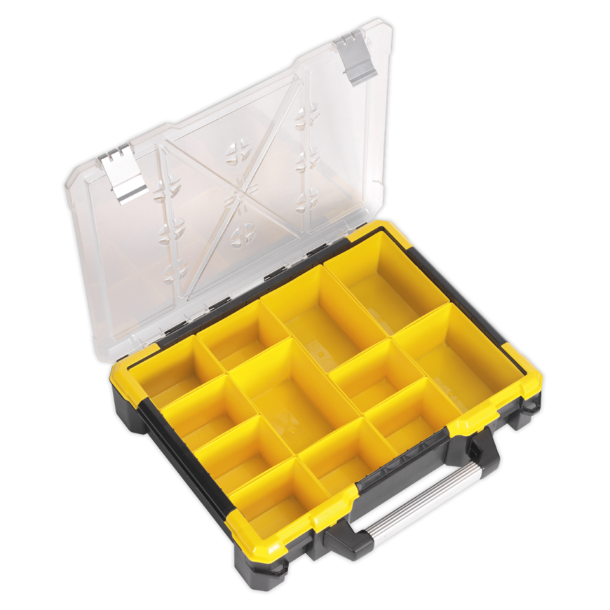 Parts Storage Case with Fixed & Removable Compartments