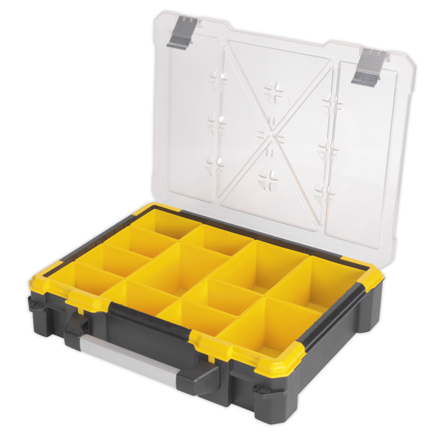 Parts Storage Case with Fixed & Removable Compartments