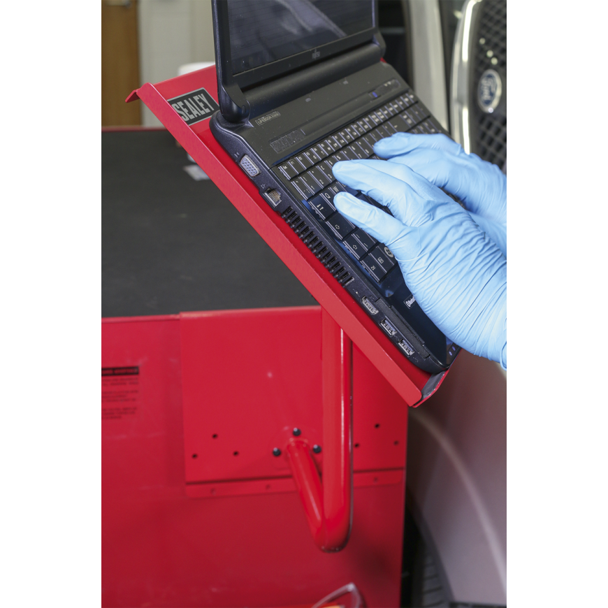 9 Drawer Topchest, Mid-Box & Rollcab Stack - Red