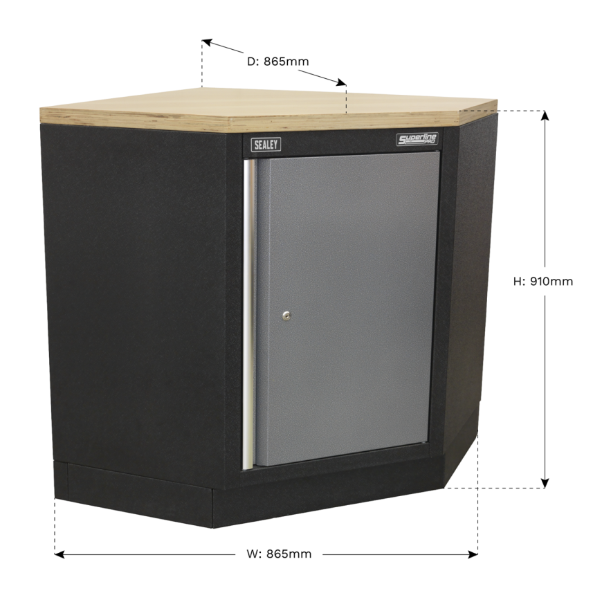 Modular Back Panel for Corner Unit