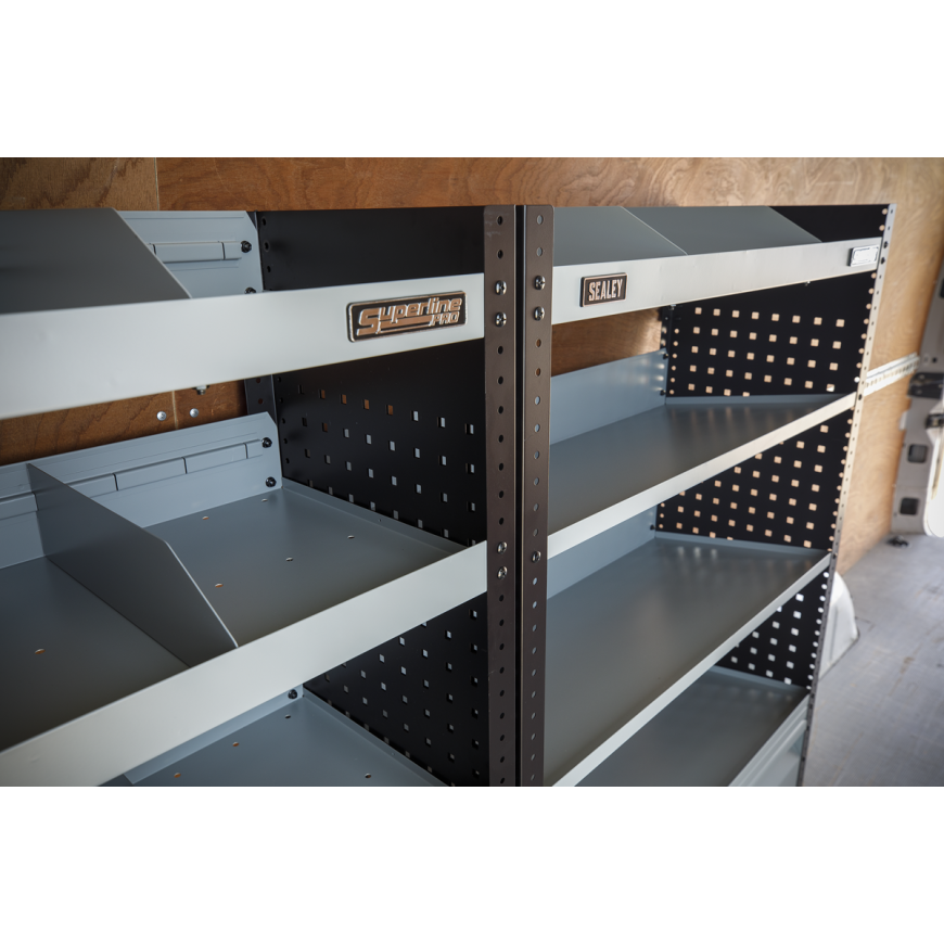 Modular Flat Shelf Van Storage System