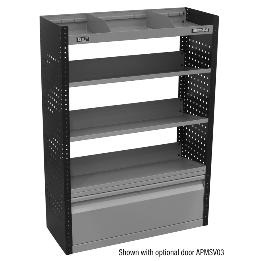 Modular Flat Shelf Van Storage System