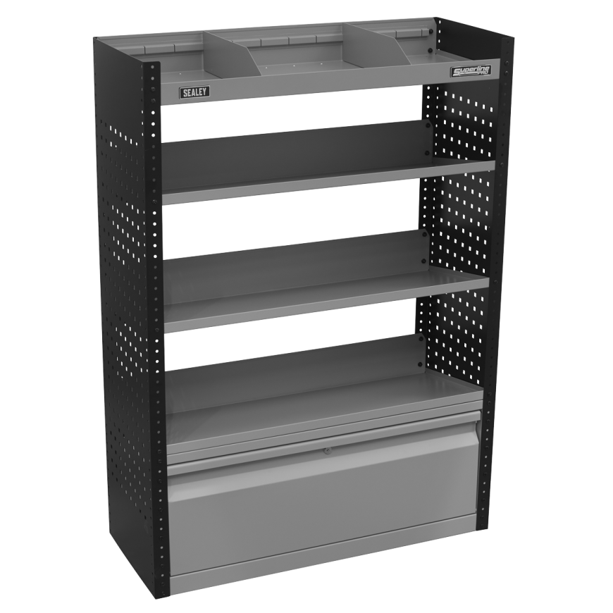 Modular Flat Shelf Van Storage System