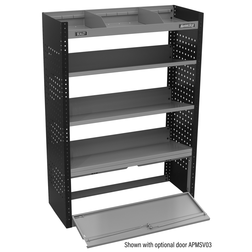 Modular Flat Shelf Van Storage System