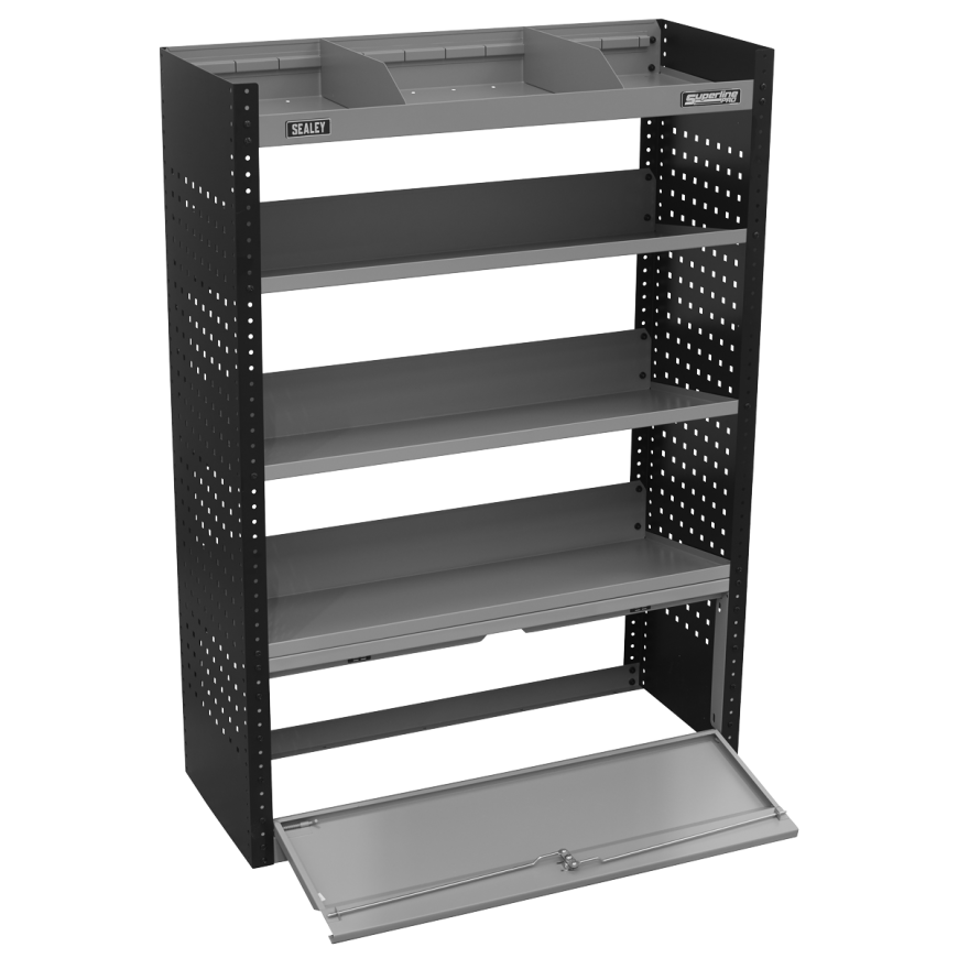 Modular Flat Shelf Van Storage System