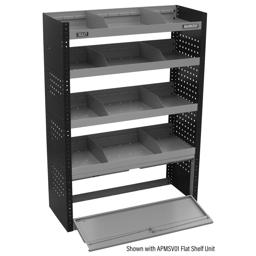 925mm Modular Flat Shelf Van Storage Unit