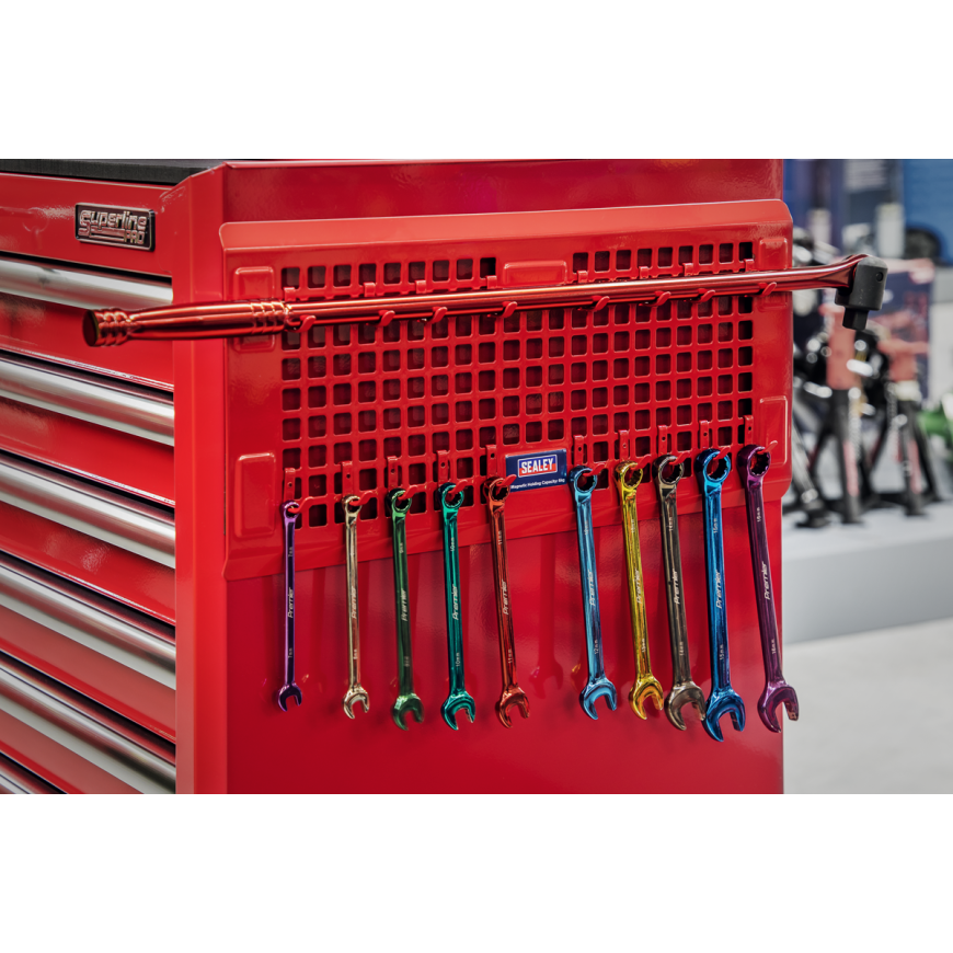 16 Drawer Rollcab with Ball-Bearing Slides - Red