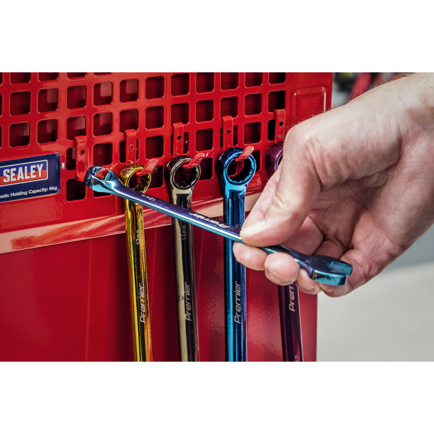 3 Drawer Portable Tool Chest with Ball-Bearing Slides & 93pc Tool Kit