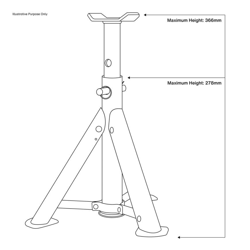 2 Tonne Short Chassis Trolley Jack - Hi-Vis Green