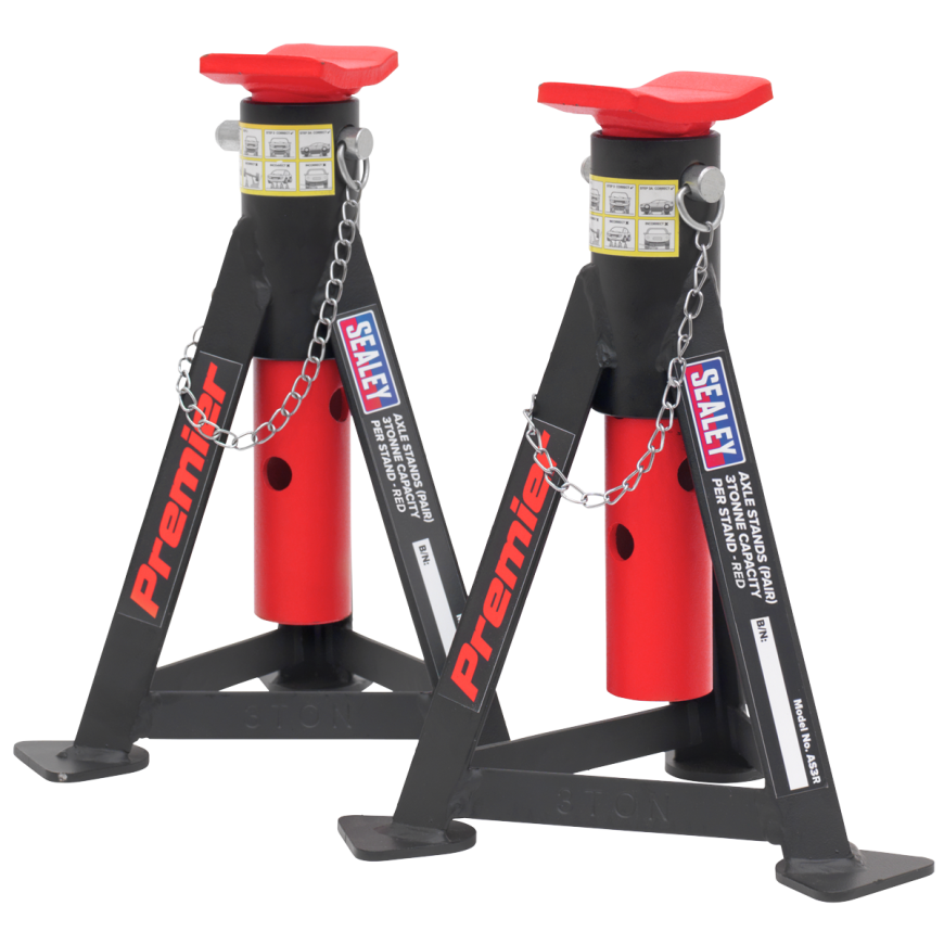 Trolley Jack 3 Low Profile Tonne Rocket Lift - Red