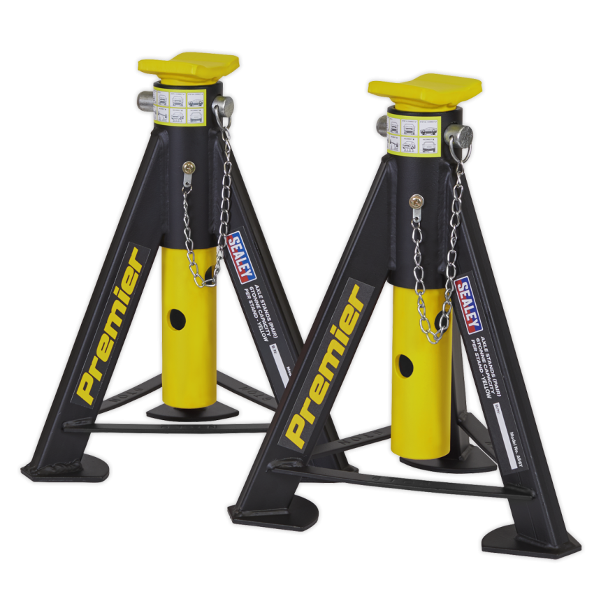 4 Tonne Low Profile Trolley Jack with Rocket Lift - Yellow