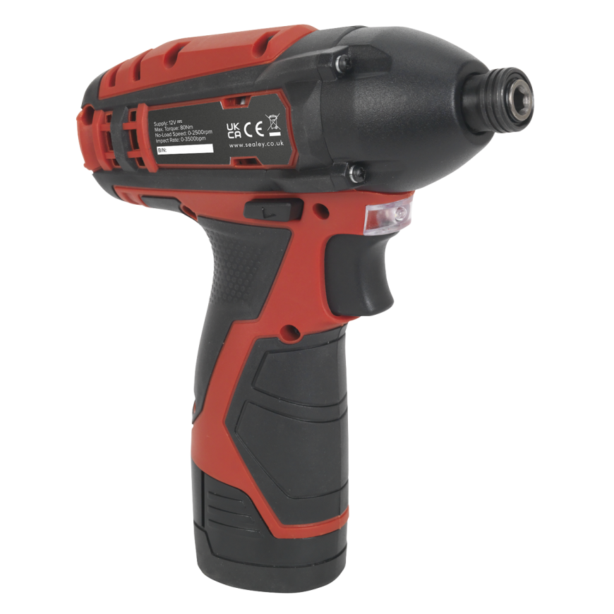 12V SV12 Series Ø10mm Cordless Combi Drill - Body Only