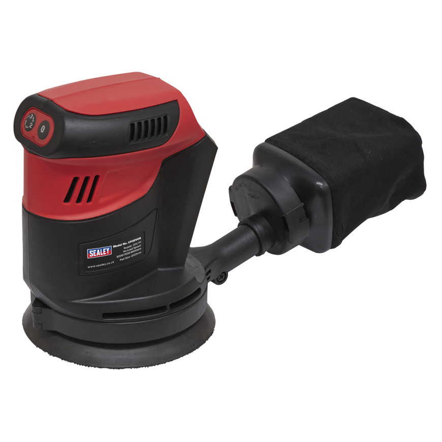 20V SV20 Series Ø125mm Cordless Orbital Polisher - Body Only