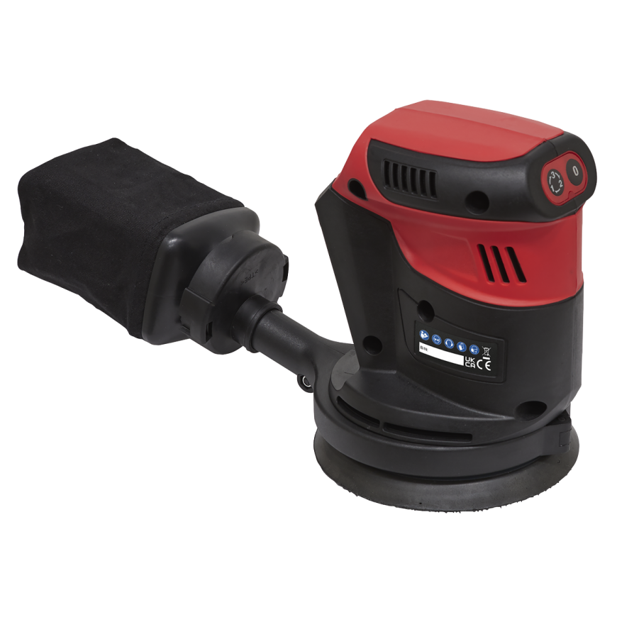 20V SV20 Series Ø125mm Cordless Orbital Polisher - Body Only