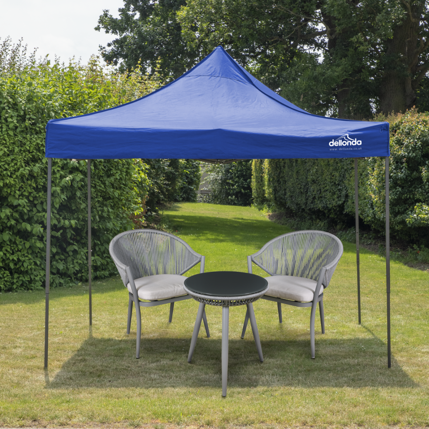 Dellonda Premium Fabric Side Panels - Blue