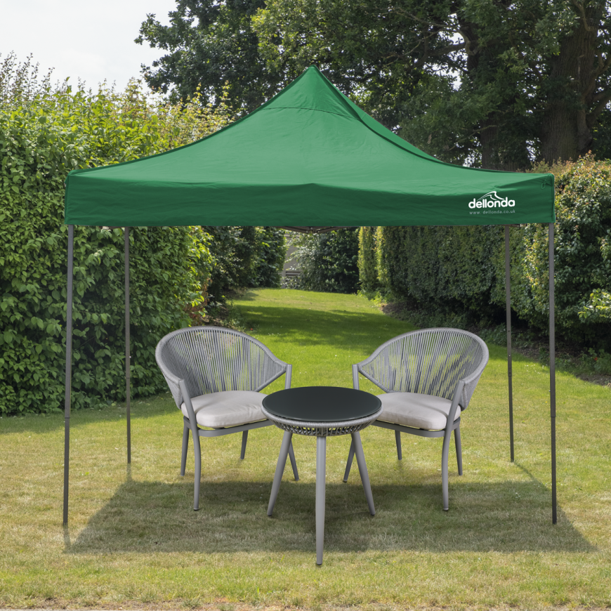 Dellonda Premium Fabric Side Panels - Dark Green