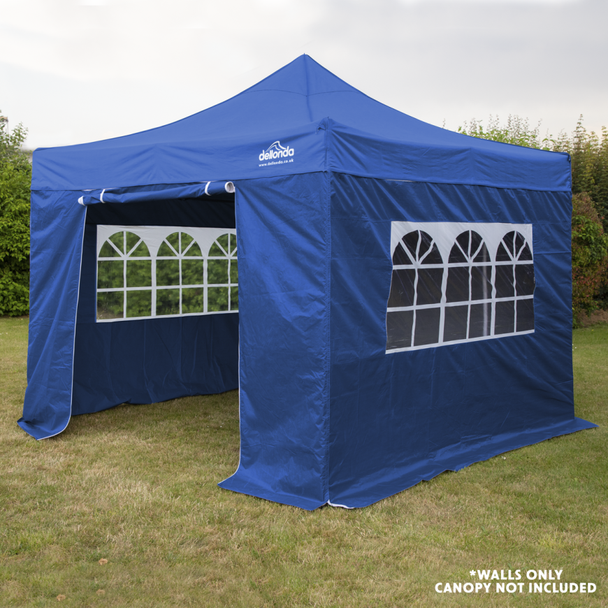 Dellonda Premium 3 x 3m Pop-Up Gazebo - Blue