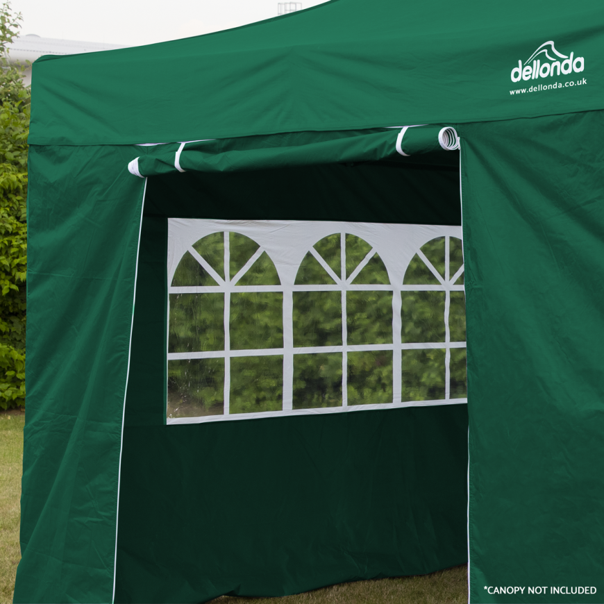 Dellonda Premium 3 x 3m Pop-Up Gazebo - Dark Green