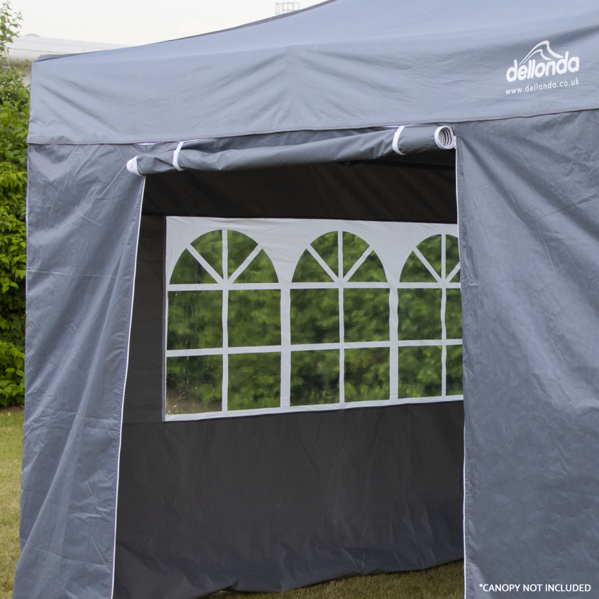 Dellonda Premium 3 x 3m Pop-Up Gazebo - Grey