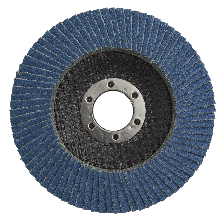 Ø115mm Zirconium Flap Discs Ø22mm Bore - Assorted Grit - Pack of 10