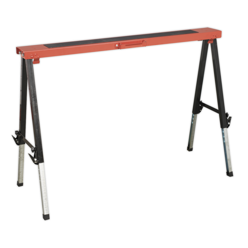 Fold Down Trestle with Adjustable Legs