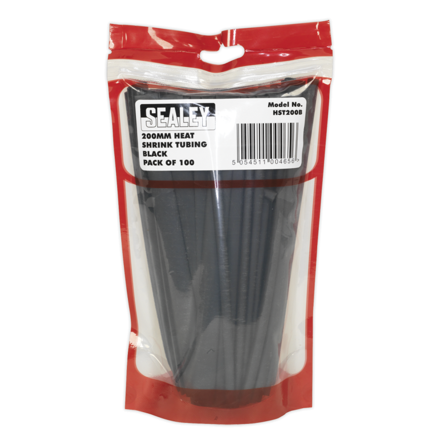 350 x 7.6mm Black Cable Tie - Pack of 50