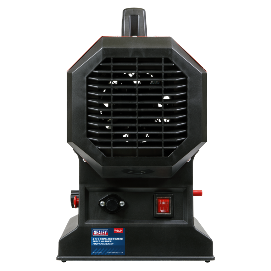 30,000-68,000Btu/hr (9-20kW) Space Warmer® 230V Propane Heater with 20V Cordless Option