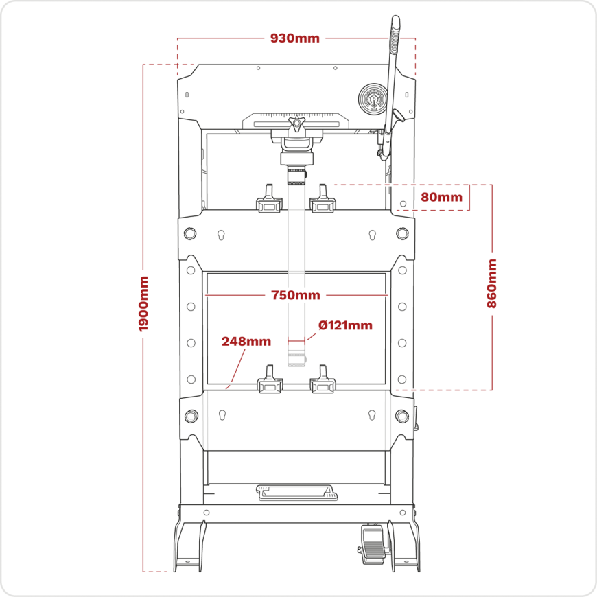 Safety Guard for PPF501S Press