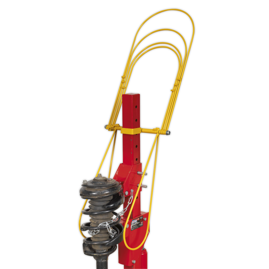 2000kg Hydraulic Coil Spring Compressing Station with Gauge