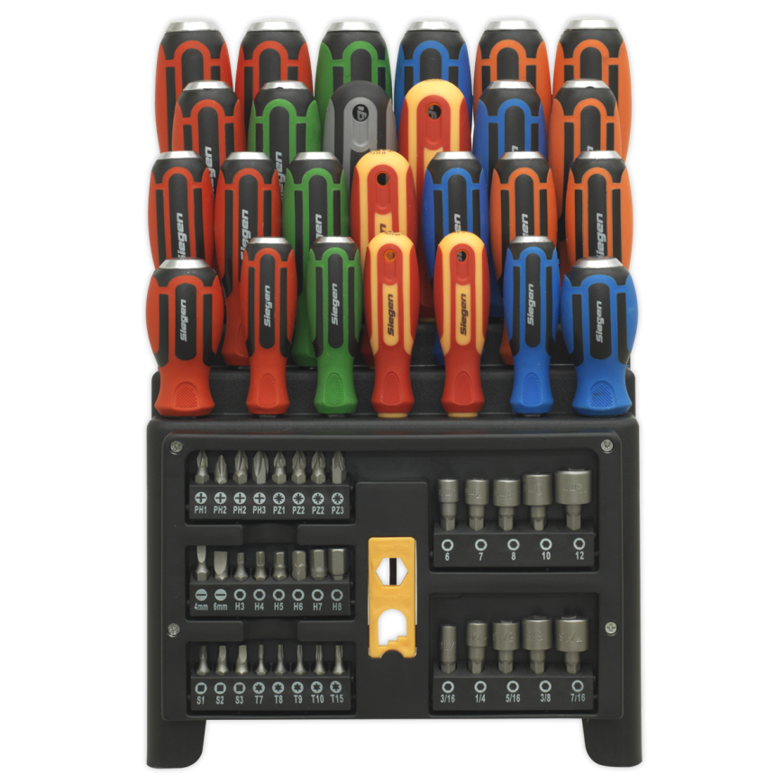 100pc Screwdriver, Bit & Nut Driver Set