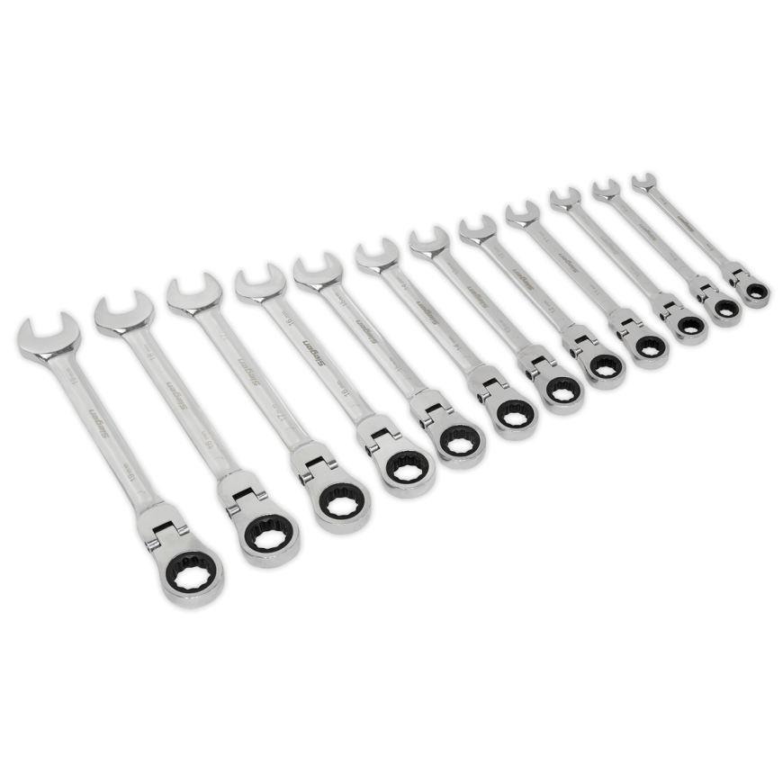 15pc Combination Ratchet Spanner Set