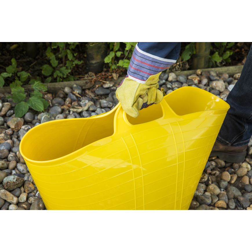 65L Heavy-Duty Flexi Tub - Black