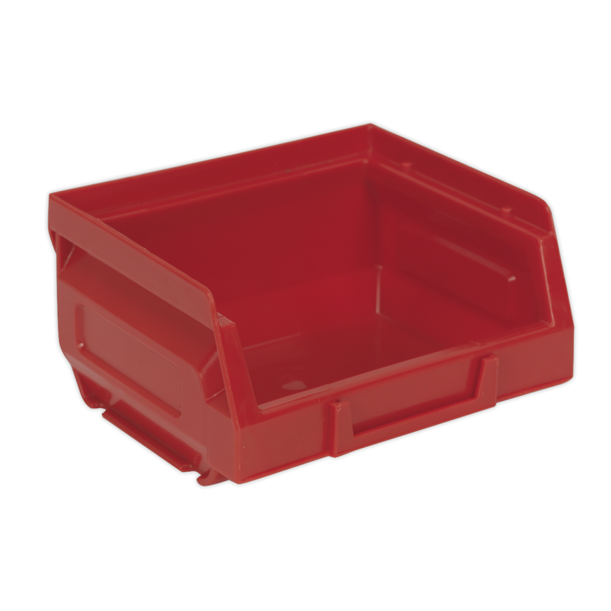 Plastic Storage Bin 105 x 165 x 85mm - Red - Pack of 24